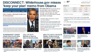 This screen capture shows the huge amount of coverage given to Obamacare by FOX News.